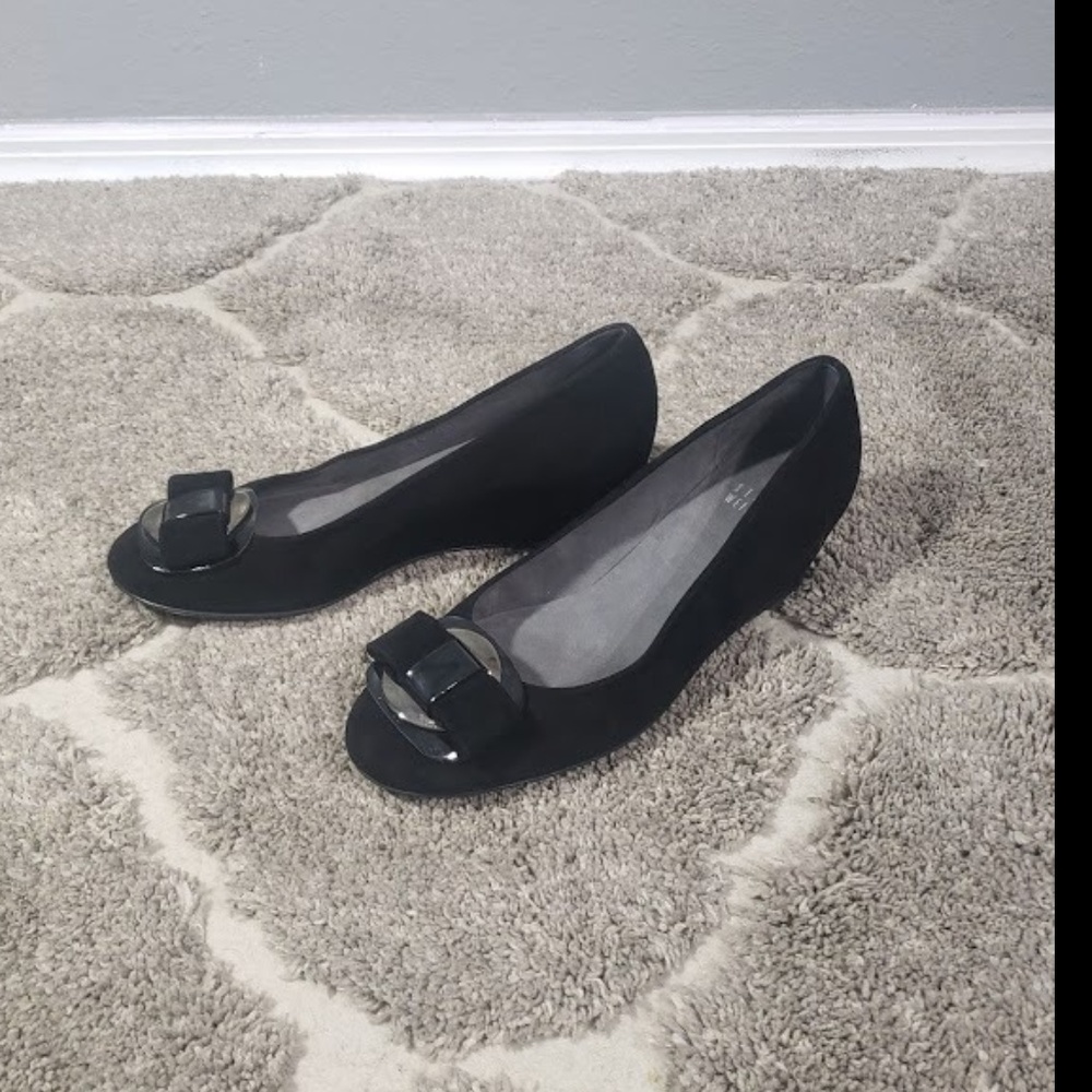 Stuart Weitzman  Beaudelair Suede Wedge Pump 5